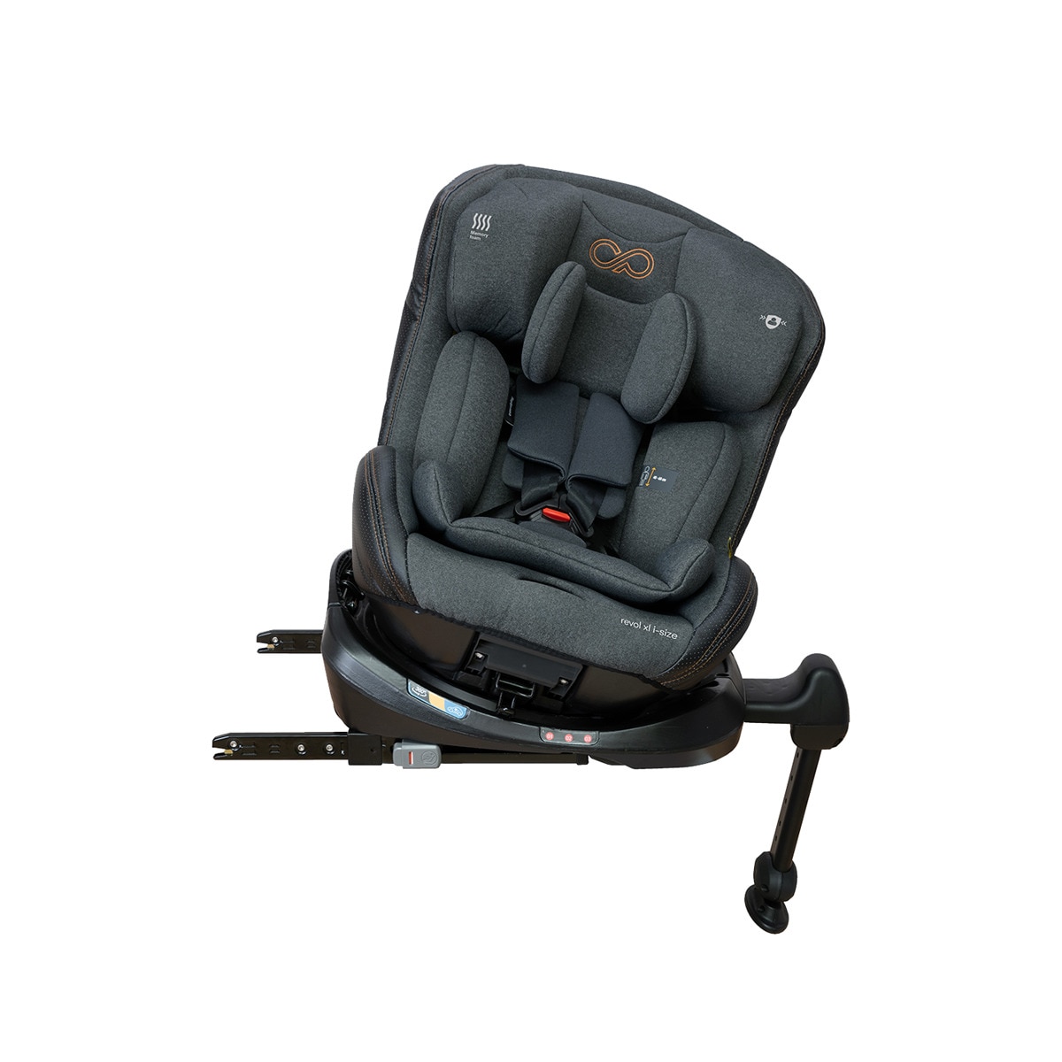 Cadeira Auto Revol i-Size - 40x150 cm Cinzento-1