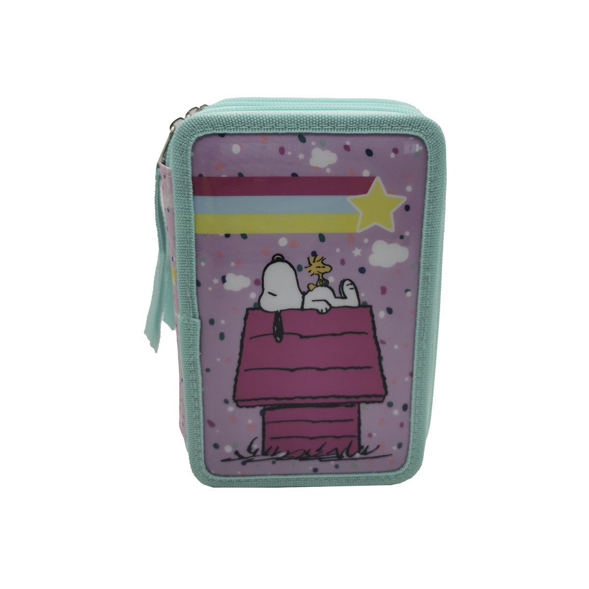 Astuccio Scolastico Bluey Official - Design Onde Luminose, Blu, Materiale Riciclato - Foto 5