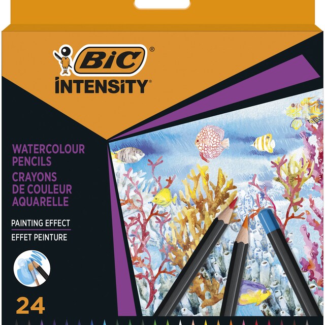 Imagem 0 de Pack de 24 Lápis de Cor Aguareláveis Intensity