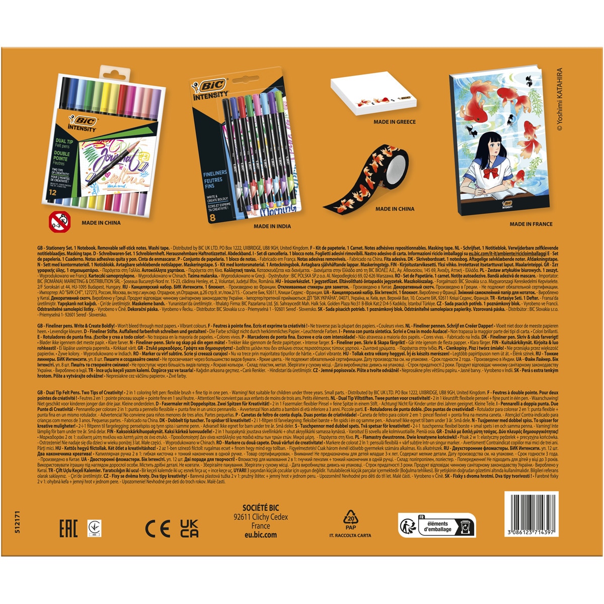 Set creativo intensity manga BIC Multicolor-2