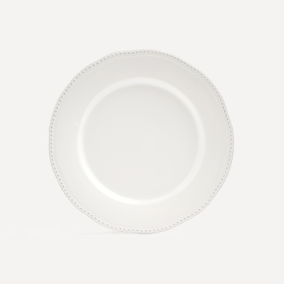 Prato de Sobremesa Sofía - Branco Branco-1