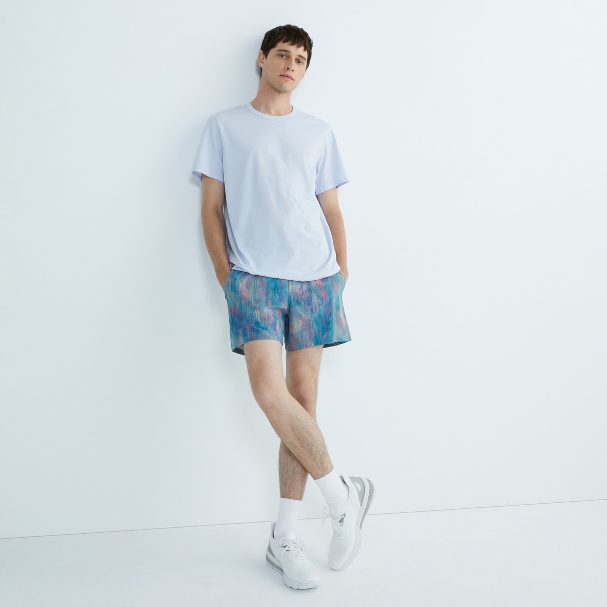 T-shirt de Homem Fundamental Azul-claro-3