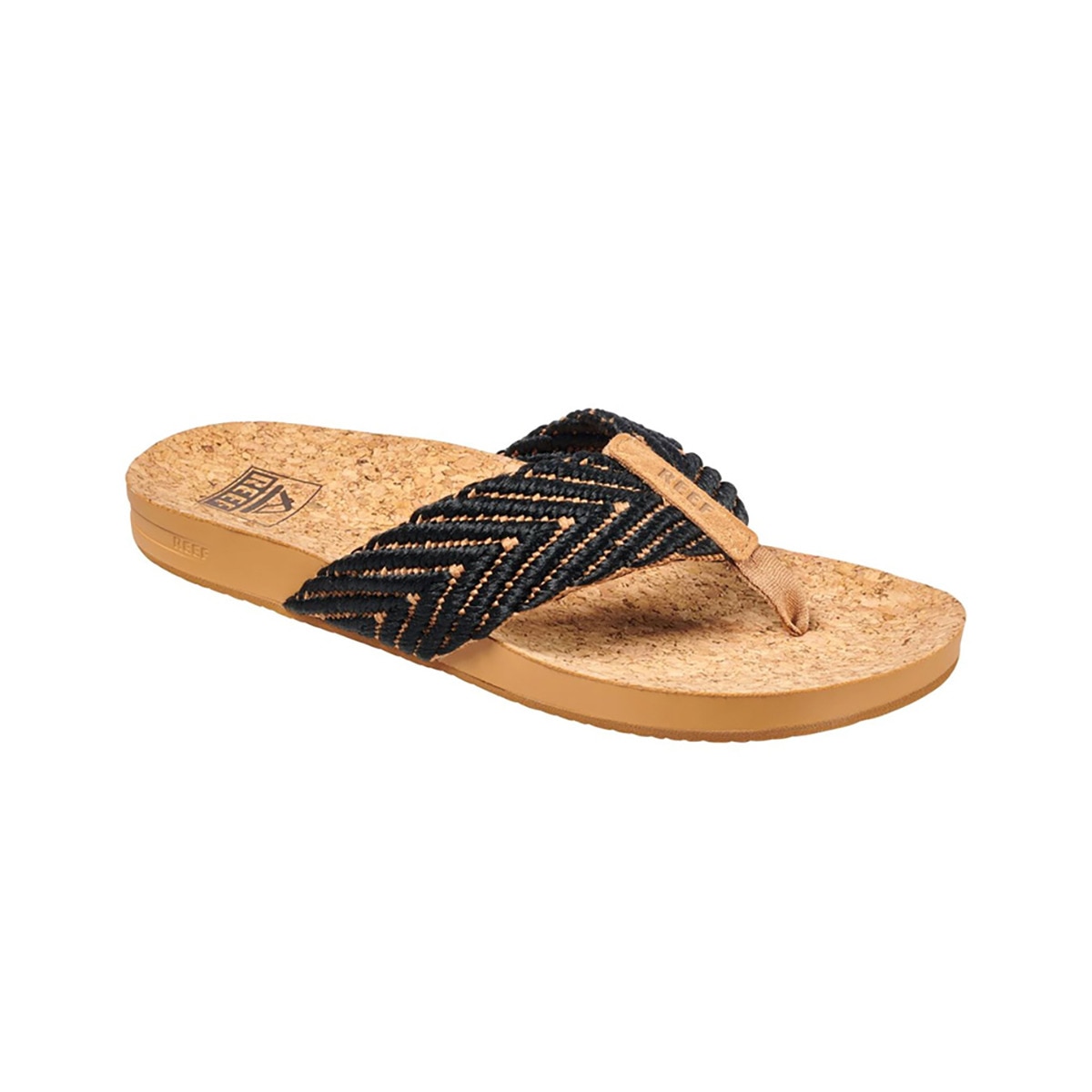 Chinelos de Dedo de Mulher Cushion Strand Castanho / Preto-3