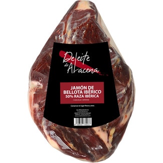 jamón deshuesado de bellota ibérico 50% raza ibérica - Deleite De Alacena