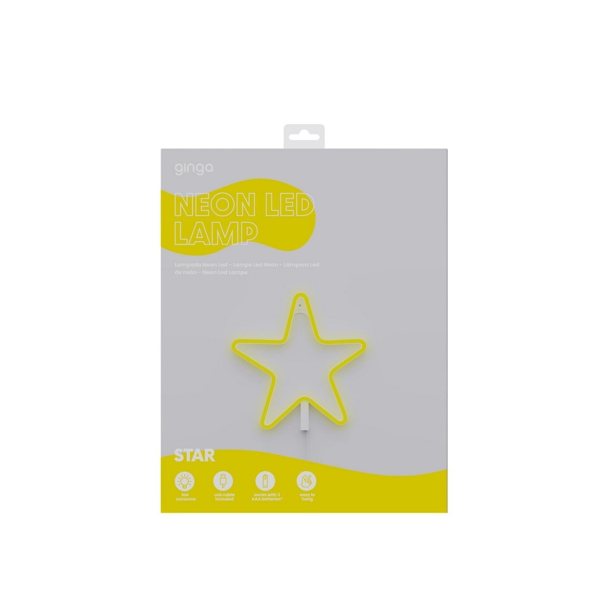 Lâmpada Neon LED Lamp Star 2