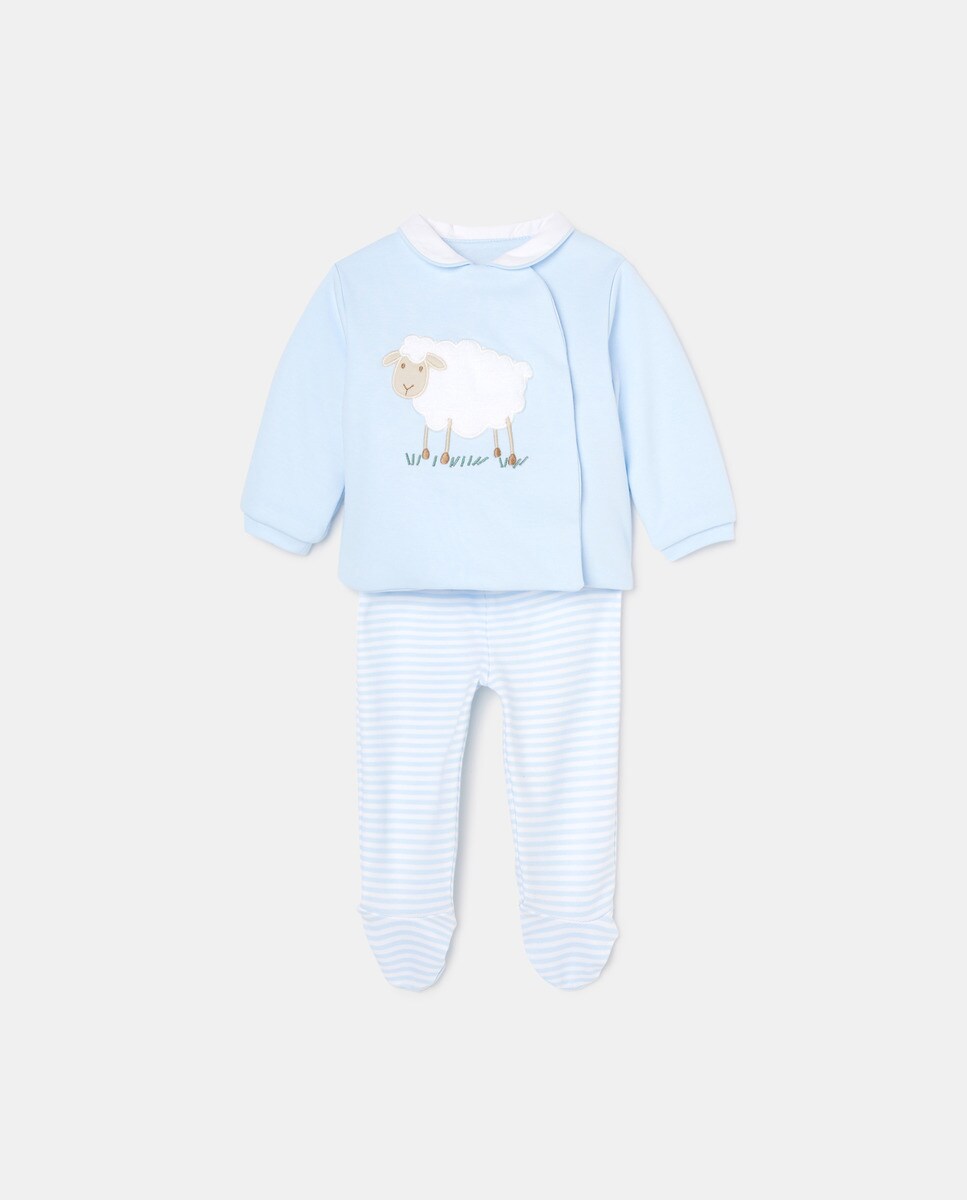 Ensemble deux pièces interlock