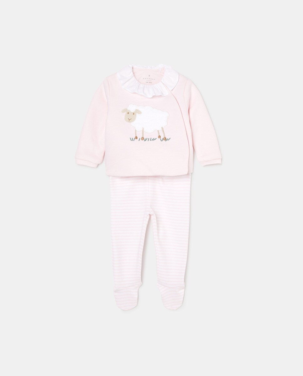 Ensemble deux pièces interlock