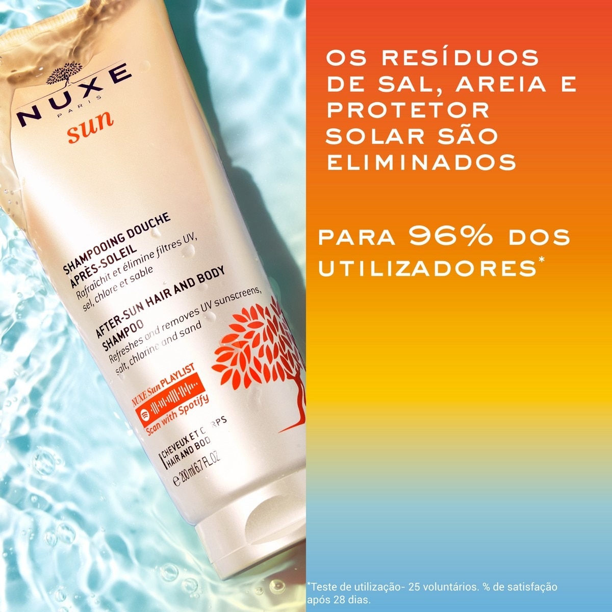 Champô de Duche After Sun para Corpo e Cabelo Nuxe Sun 3