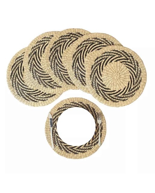 Imagen 0 de Individual seagrass 38x38x1 natural