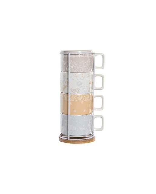 Imagen 0 de Café set 4 dolomite metal 11x11x27 260 ml rojo