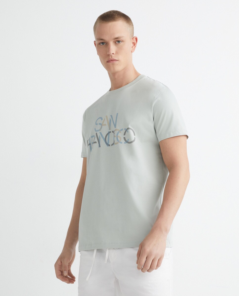 Tshirt Wording multicolore