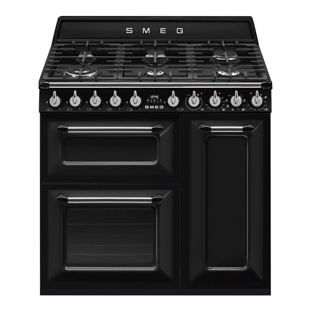 Imagen 0 de Cocina compacta Smeg placa de gas 6 quemadores y 3 cavidades de horno - TR93BL