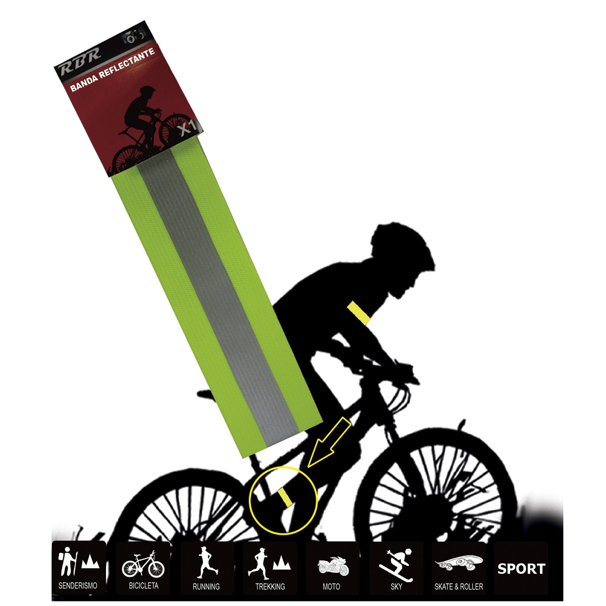 Banda Refletora 3M Amarelo-3