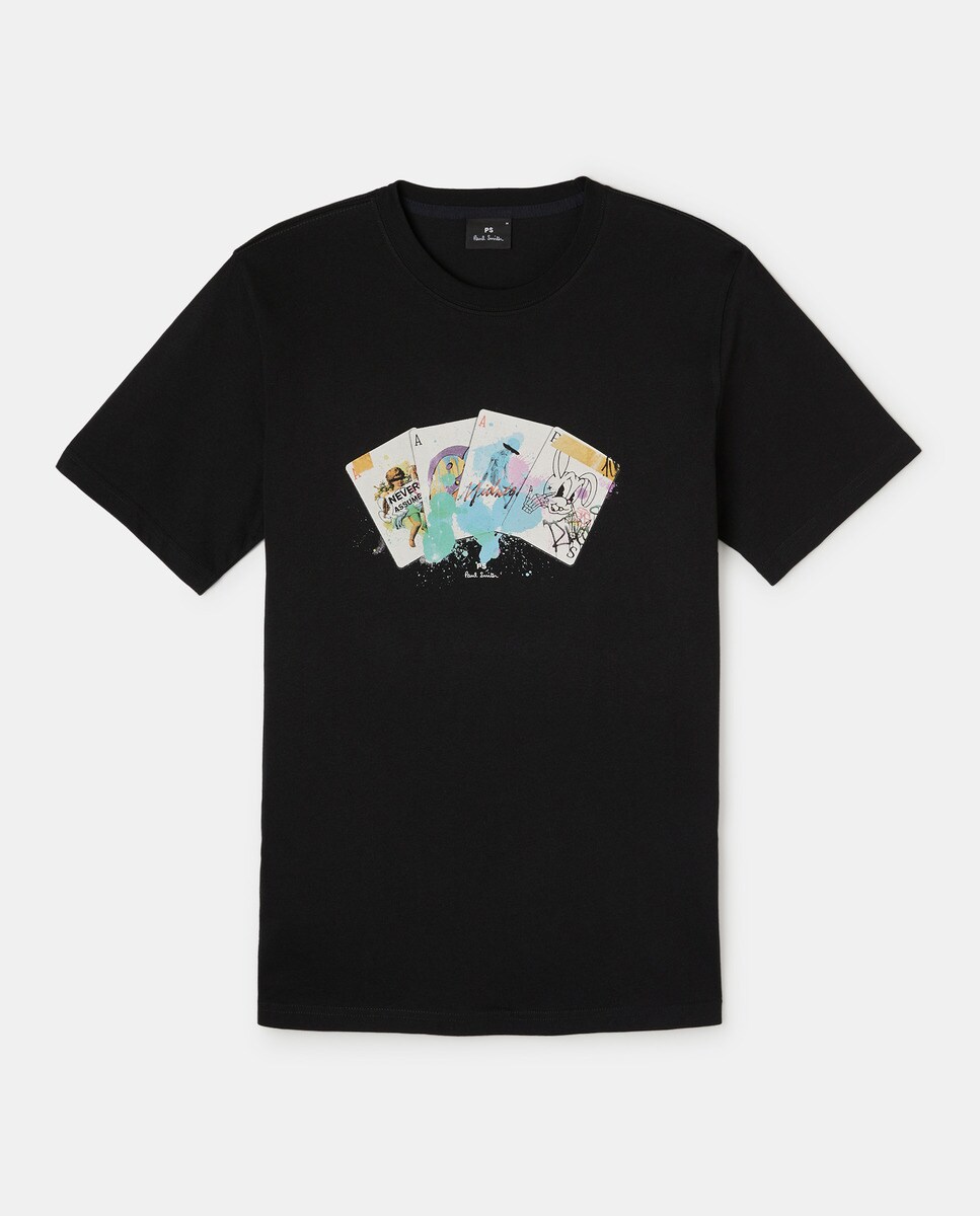 Tshirt manches courtes imprimé cards