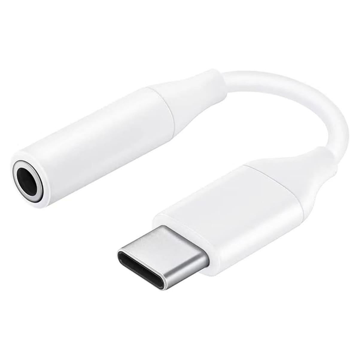 Adaptador de conexión Inves LT-C35A de USB-C a Jack 3,5 mm Blanco-1