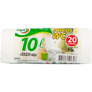 Sacos do Lixo para Balde de Wc embalagem 20 unidades - Fapil