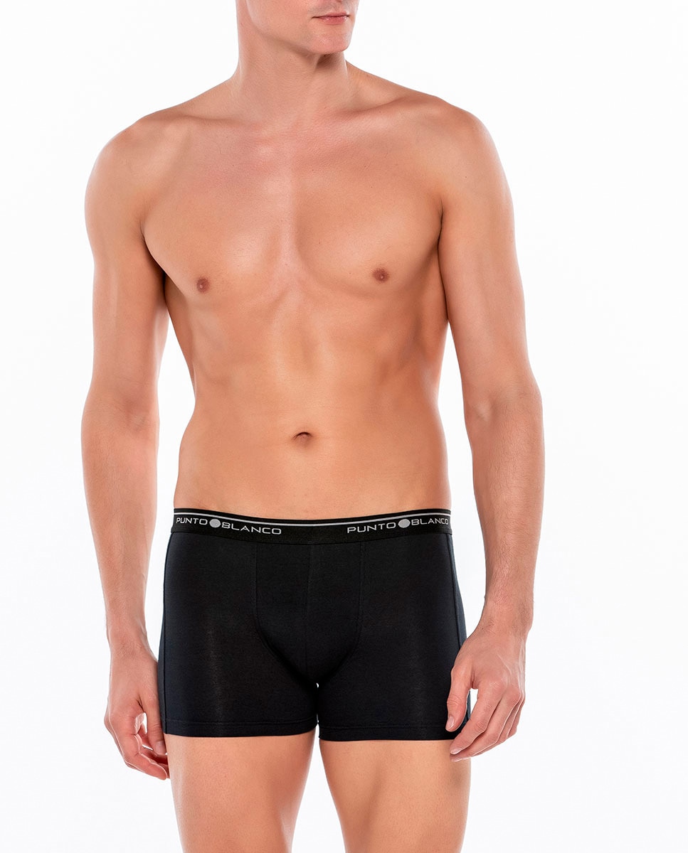 Imagem 0 de Roupa Interior Pack de 3 Boxers de Algodão Penteado: 93% e Elastano: 7%. Costuras Interiores Planas