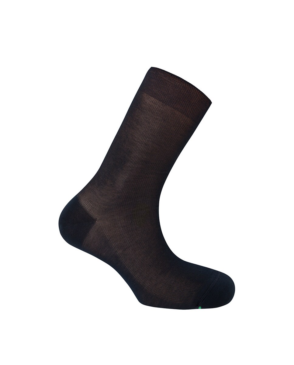 Chaussettes basses  % fil d'Écosse côtelées Deodorant. Fabriquées en Espagne.