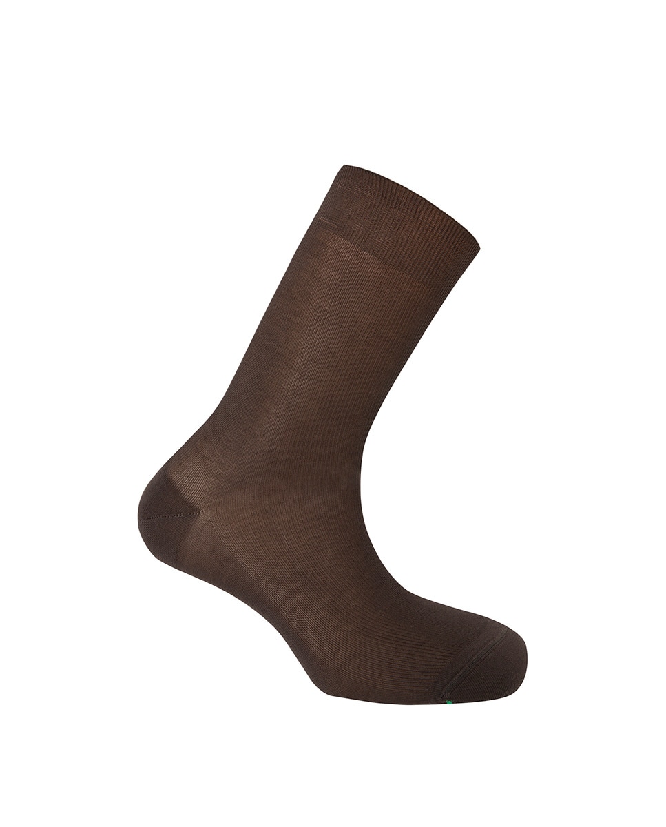 Chaussettes basses  % fil d'Écosse côtelées Deodorant. Fabriquées en Espagne.