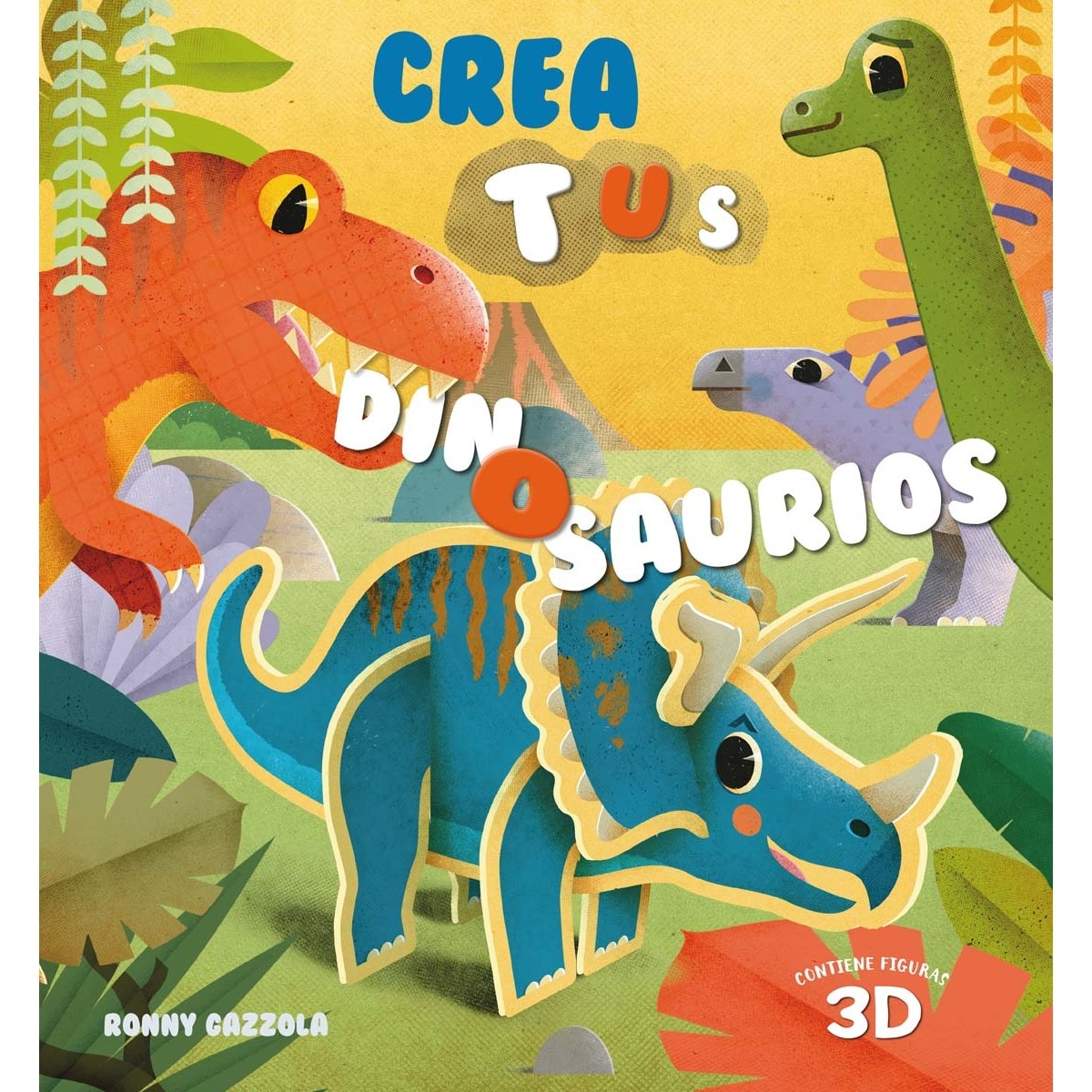 CREA TUS DINOSAURIOS (VVKIDS) (Capa dura) 1