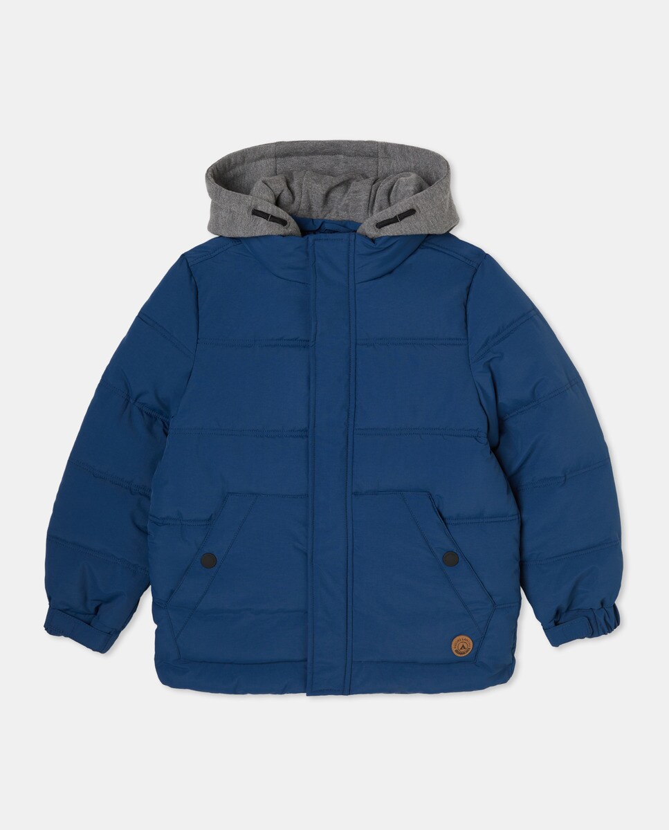 Parka matelassée à capuche en