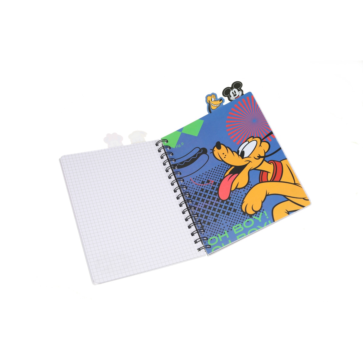 Cuaderno espiral con divisores 80 g 100 hojas Mickey Mouse Coolpack Surtido-6