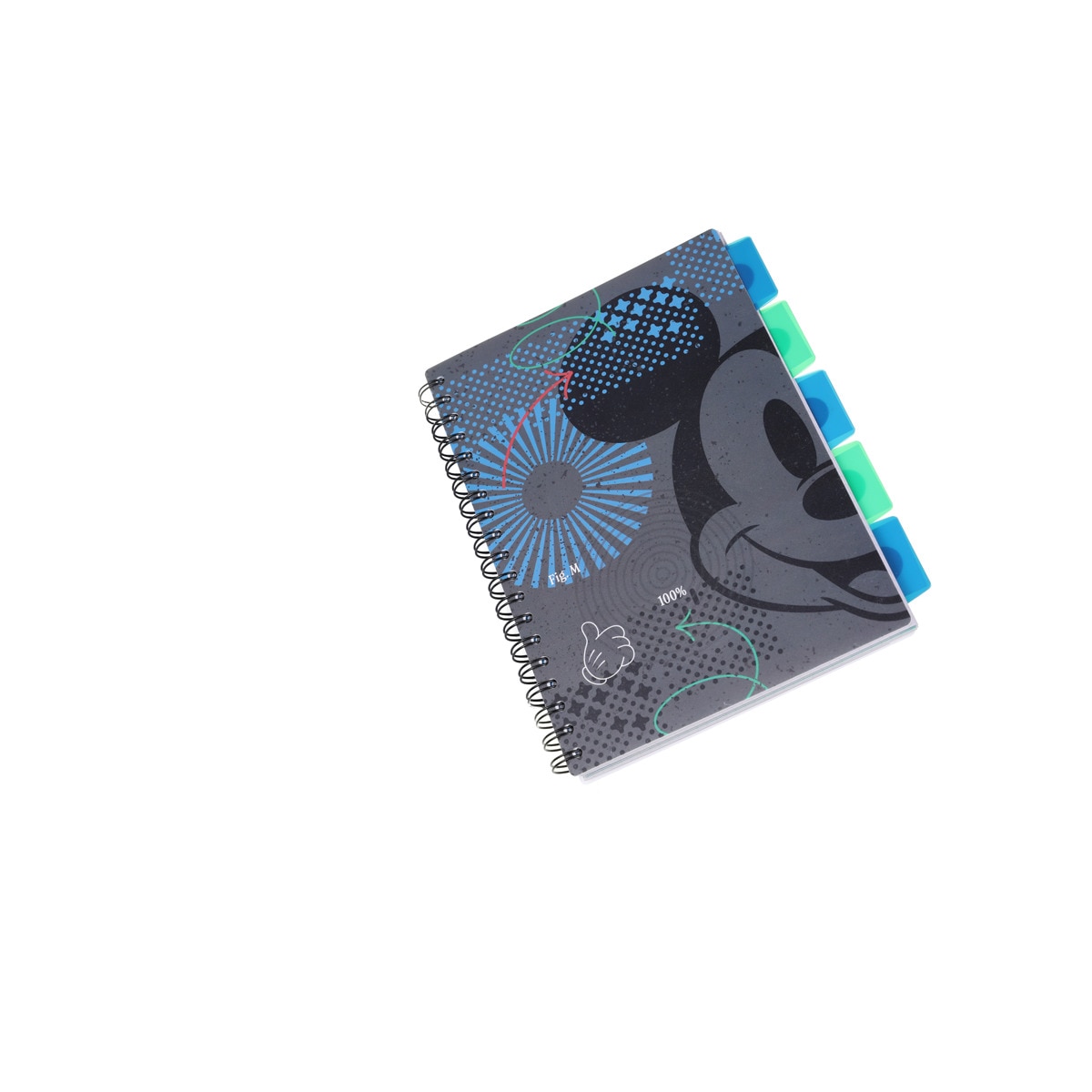 Cuaderno Project Book con divisores  80g 100 hojas Mickey Mouse Coolpack Surtido-5