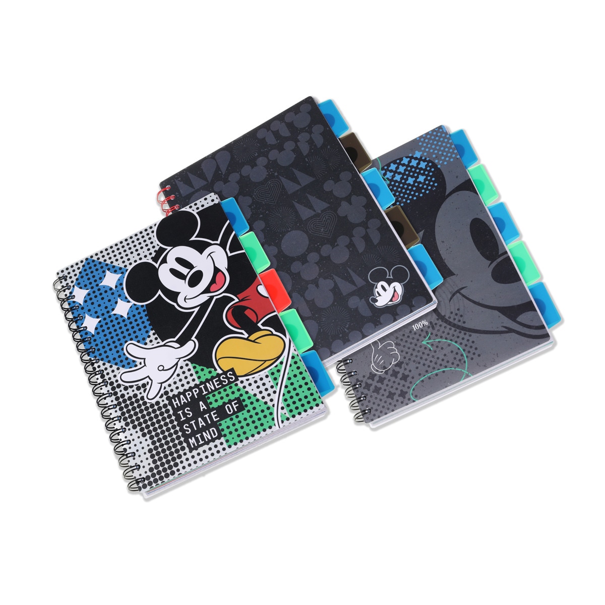 Cuaderno Project Book con divisores  80g 100 hojas Mickey Mouse Coolpack Surtido-1