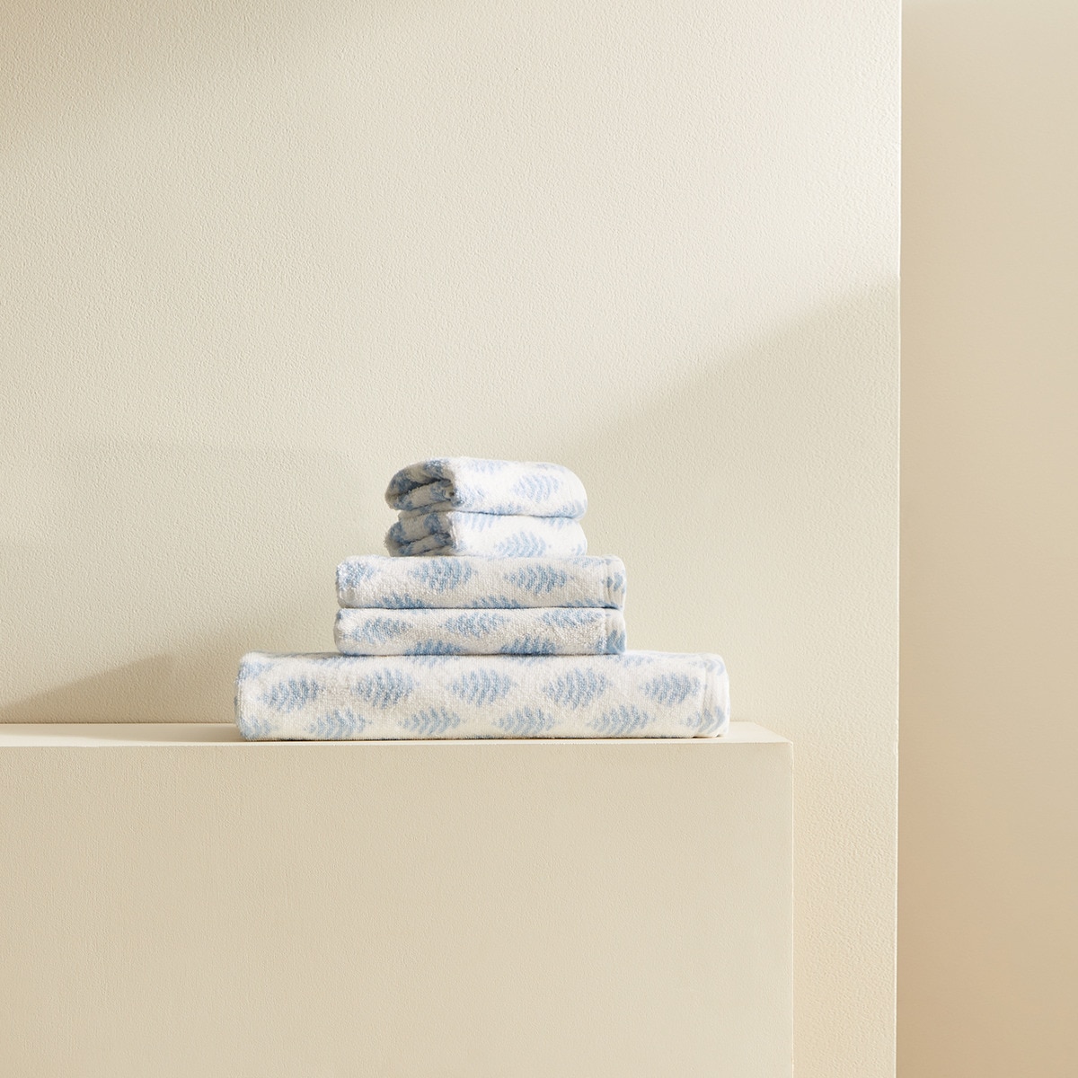 Ensemble de 5 serviettes de bain 450 g/m2 Iris N