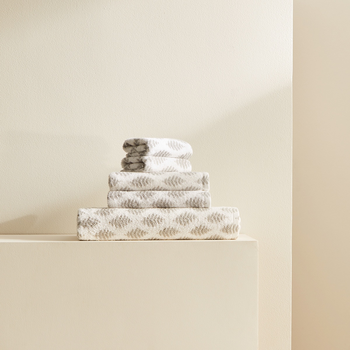 Ensemble de 5 serviettes de bain 450 g/m2 Iris N