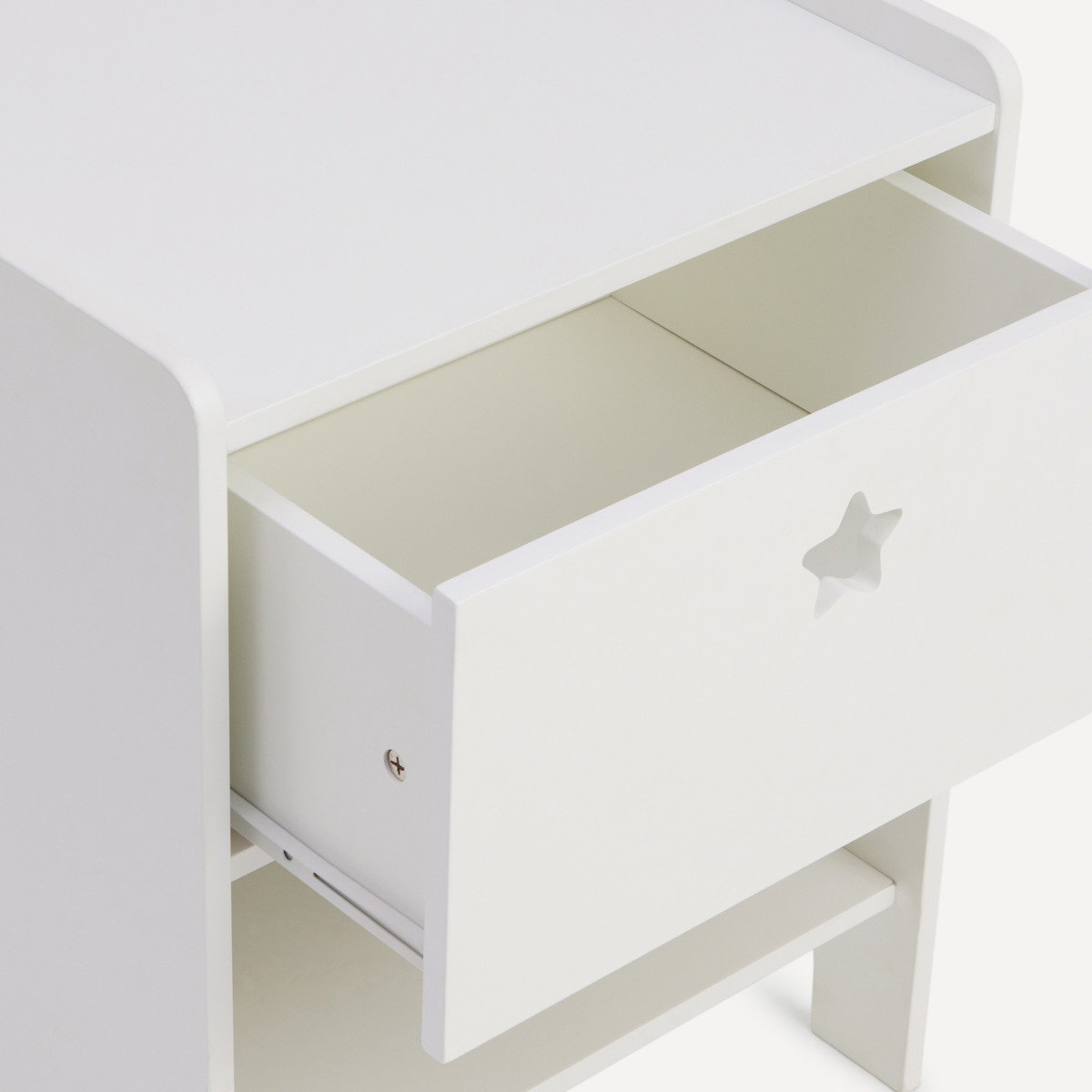 Mesa de Cabeceira Estrela Mini Home Branco-5