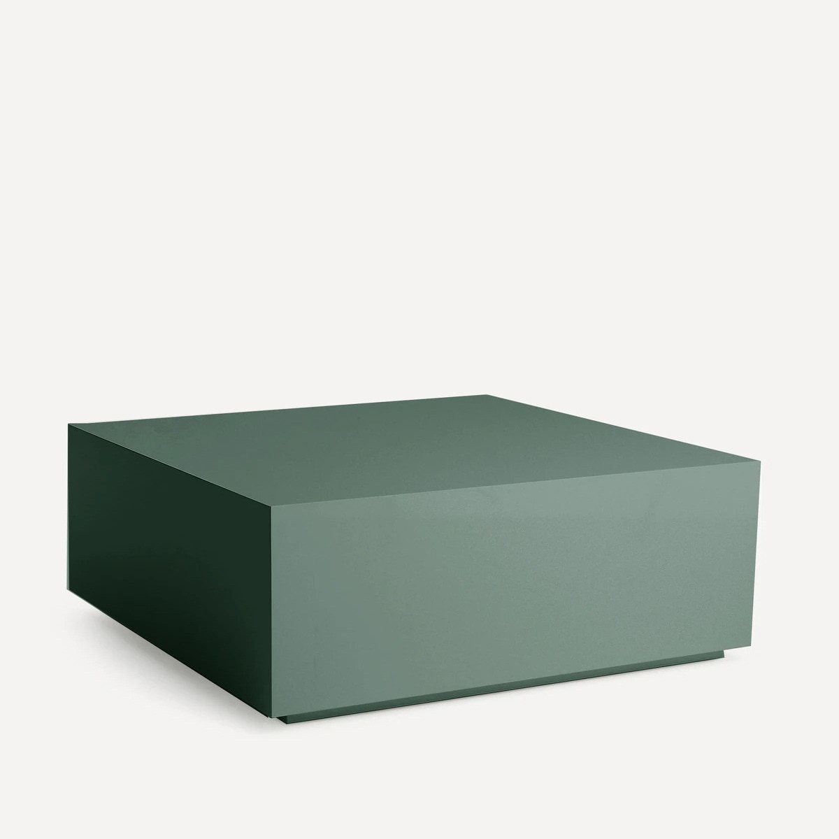 Mesa de Centro Quadrada em Mate Ovar Verde-1