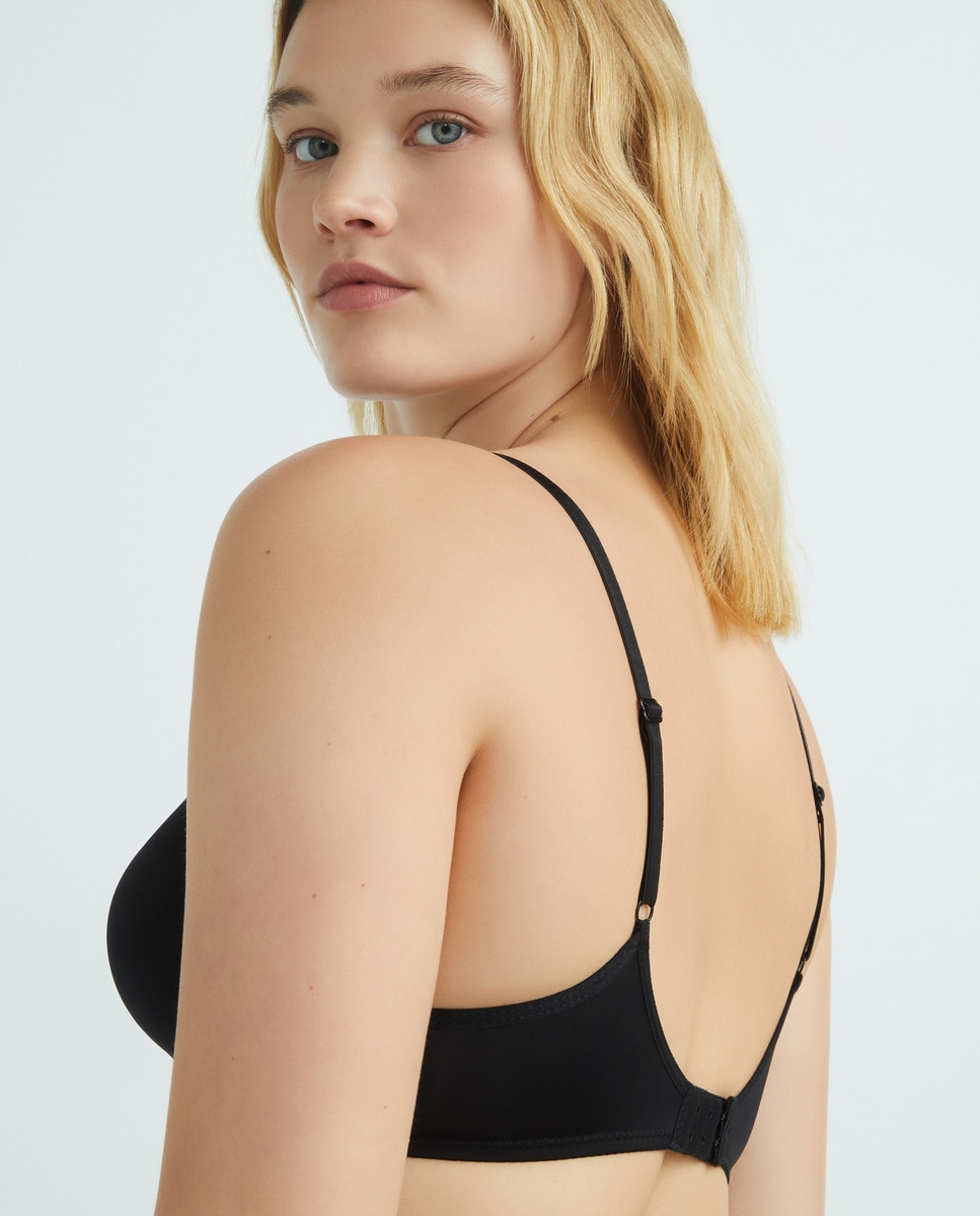 Sujetador preformaco copa c Negro-2