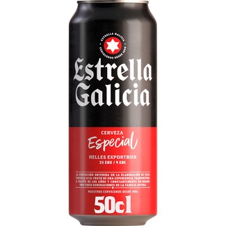 cerveza rubia especial lata 50 cl - Estrella Galicia