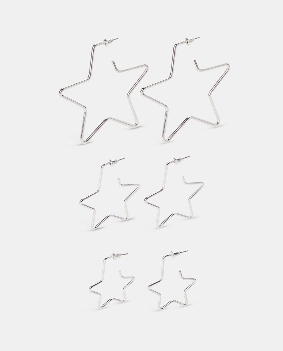 Lot de trois paires étoiles