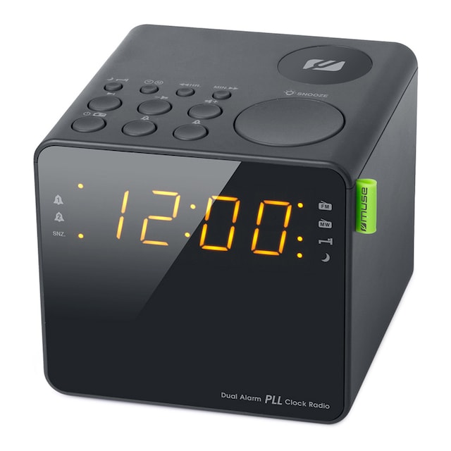 Imagen 0 de Radio reloj Muse M-187 CR, con alarma dual, FM/MW PLL