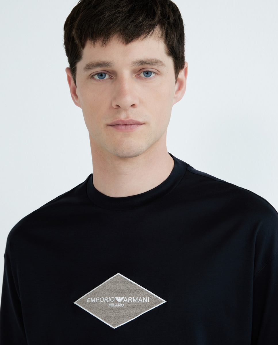 Tshirt confort fit avec logo en forme de losange