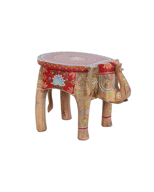 Imagen 0 de Mesita auxiliar mango 48x35,5x36,8 elefante