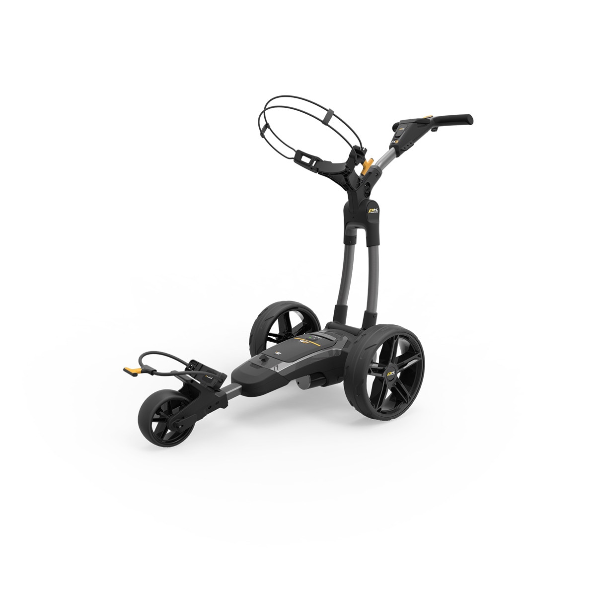Imagem 0 de Carro eléctrico de golf FX3 Gun Metal Batería Lithium Extendido 260wh PowaKaddy
