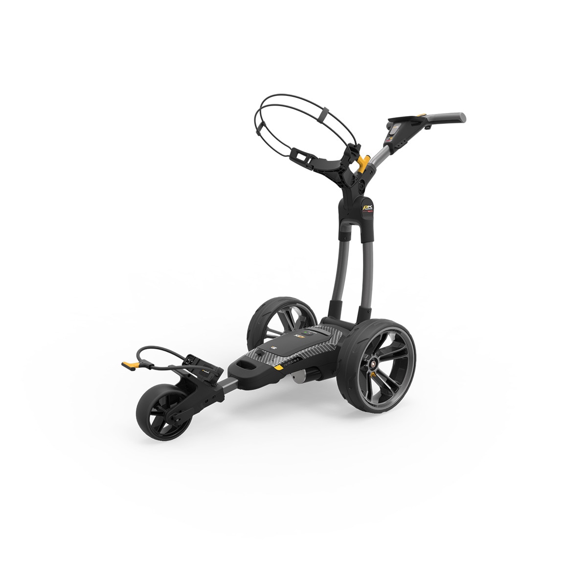 Imagem 0 de Carro eléctrico de golf CT8 GPS Gun Metal Batería Lithium Standard 220wh PowaKaddy
