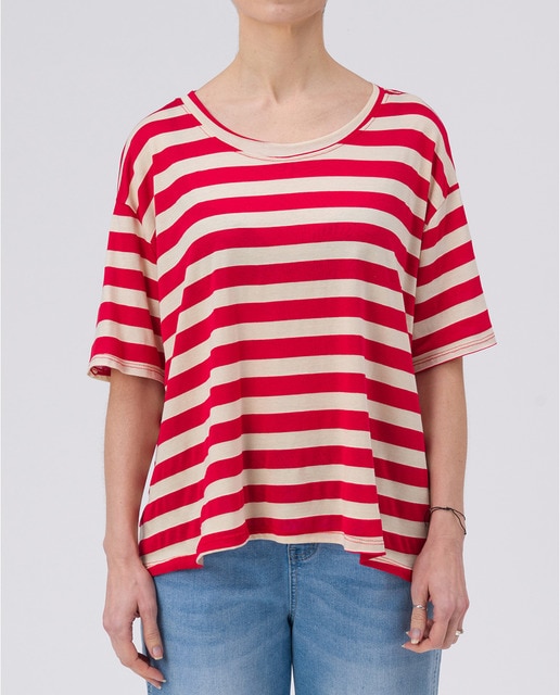 Imagen 0 de Camiseta ancha rayas