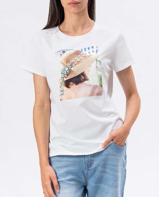 Imagen 0 de Camiseta abalorios