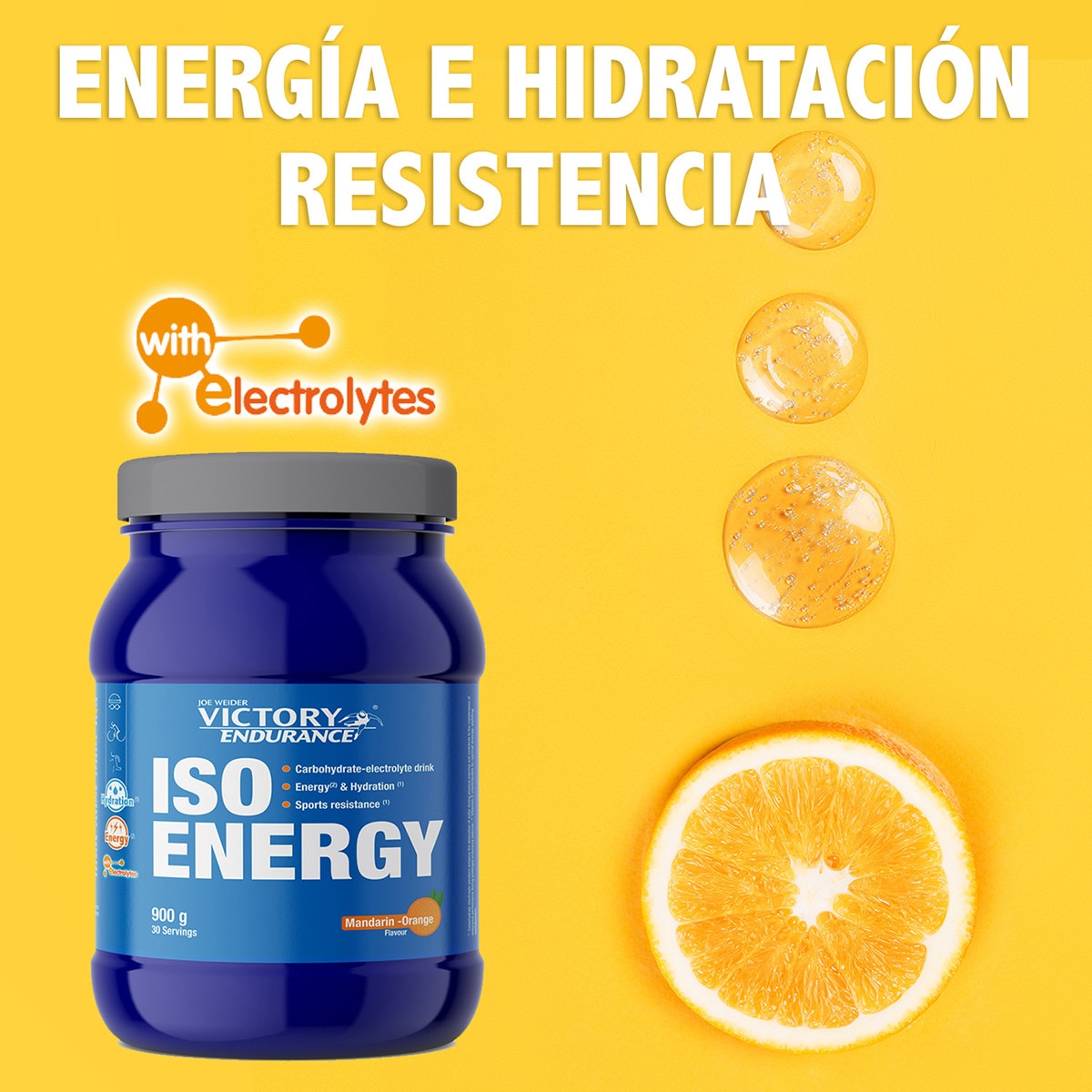 Iso Energy 900 g sabor Laranja/Tangerina Victory Endurance 4