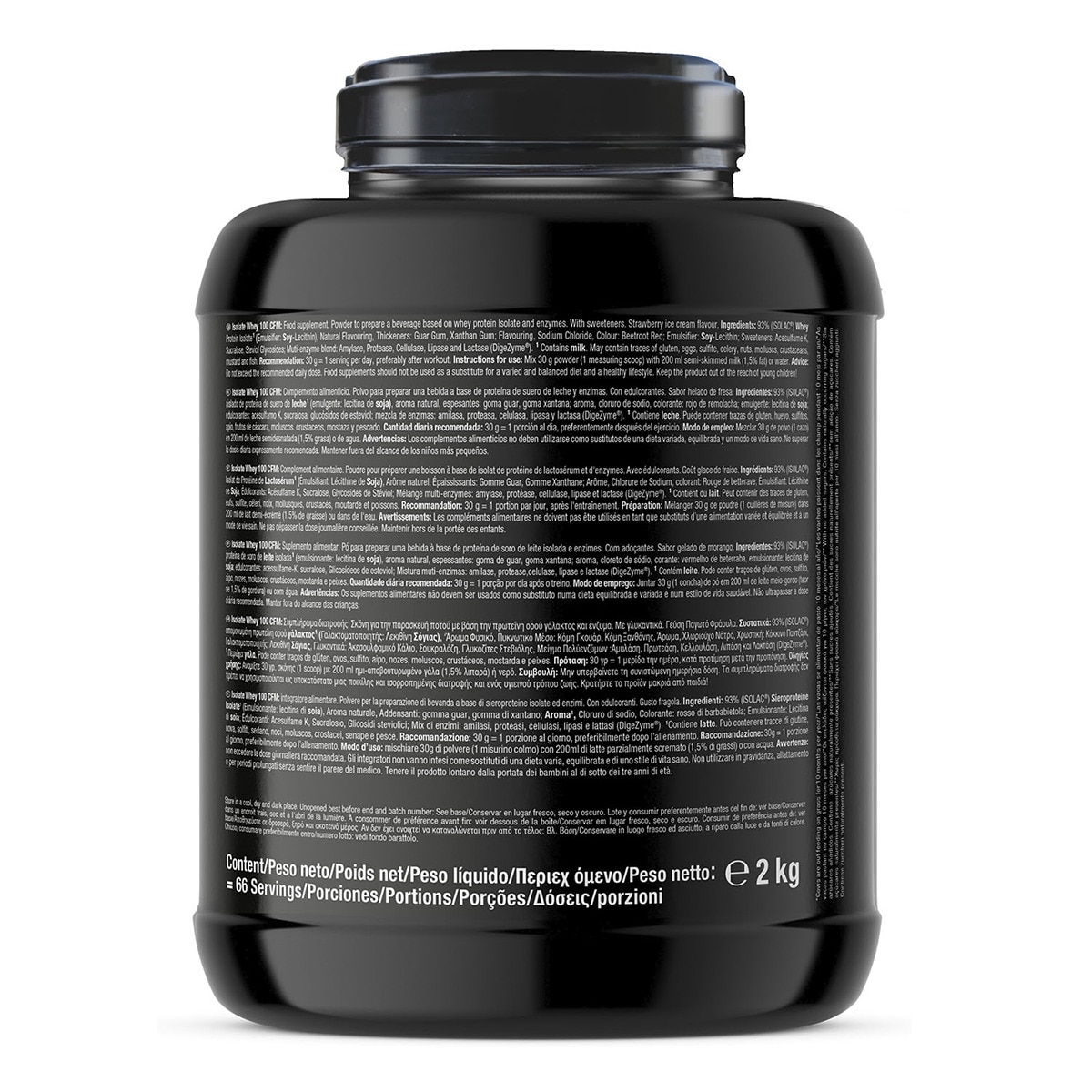 Proteína Isolate Whey 100 CFM 2 kg Morango Weider 3