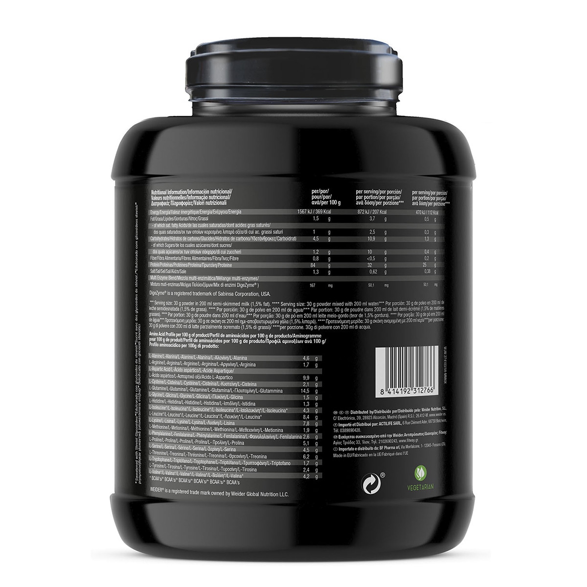 Proteína Isolate Whey 100 CFM 2 kg Morango Weider 2