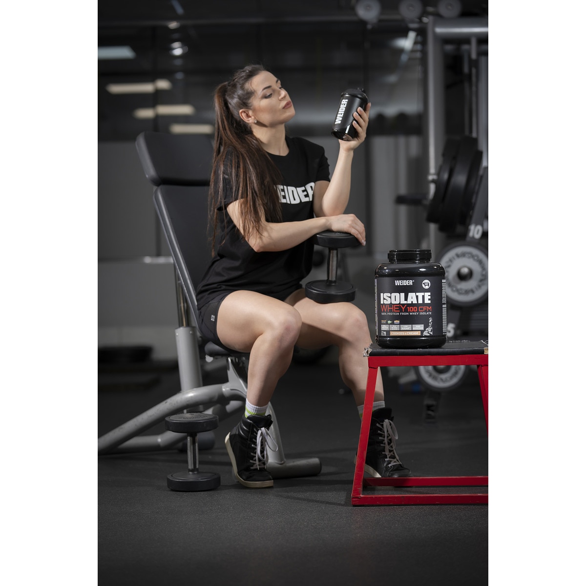 Proteína Isolate Whey 100 CFM 2 kg Cookies & Cream Weider 5