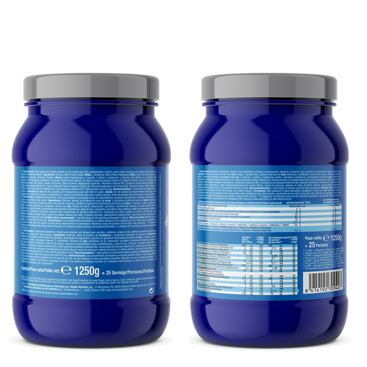 Total Recovery Sabor Melancia - 1250 g 2