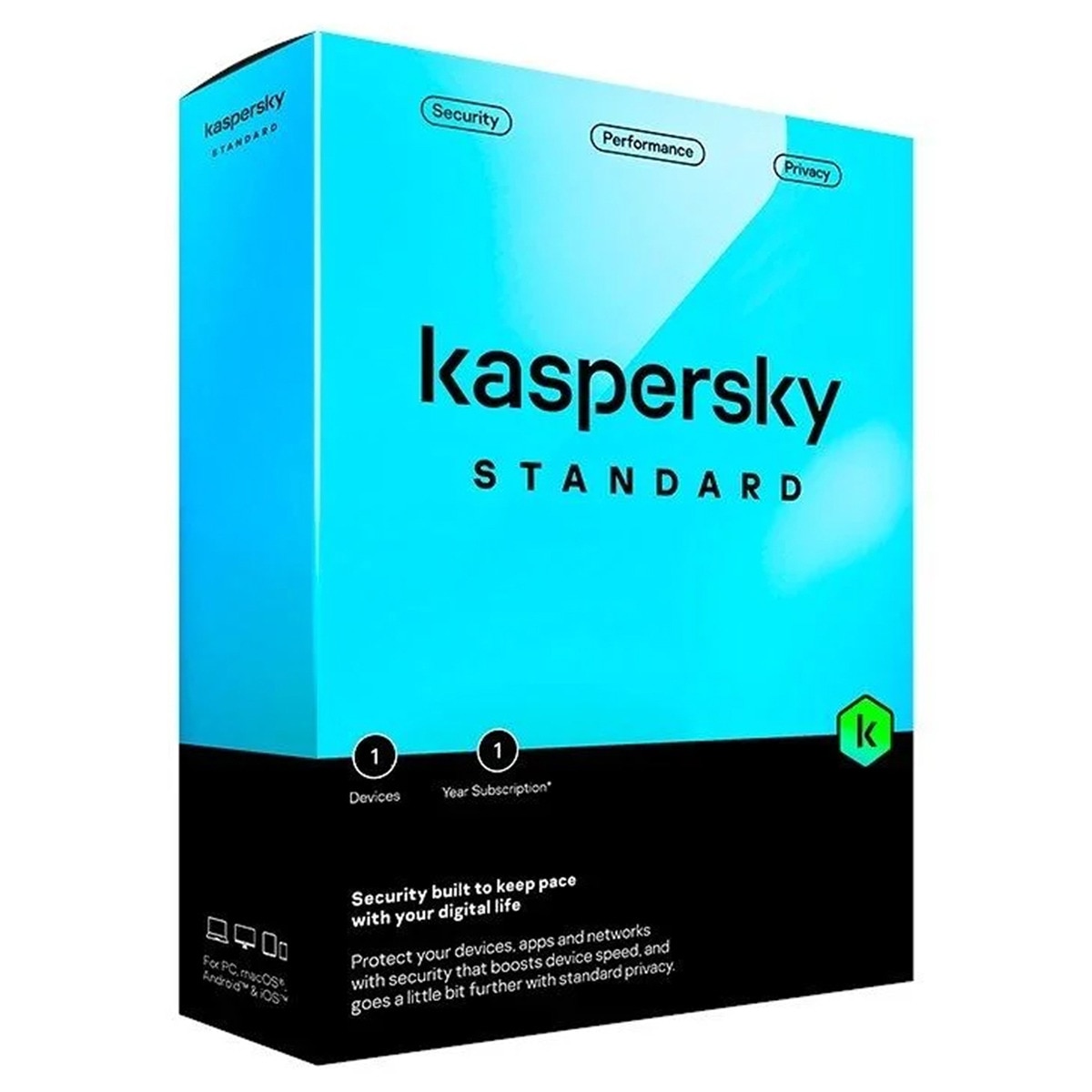 Kaspersky Standard, 1 dispositivo, 1 año de suscripción 1