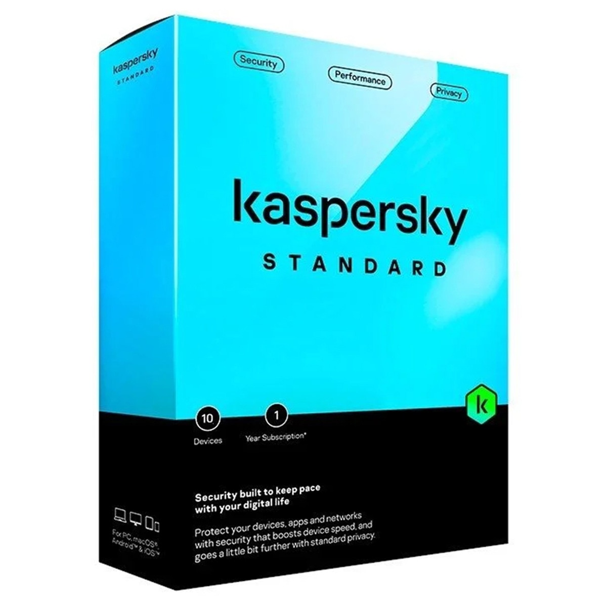 Kaspersky Standard, 10 dispositivos, 1 año de suscripción 1