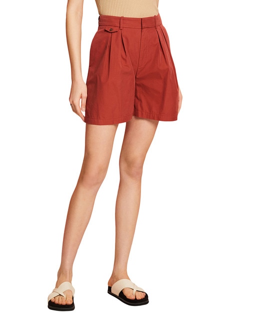 Imagen 0 de Bermuda de mujer pinzas con algodón